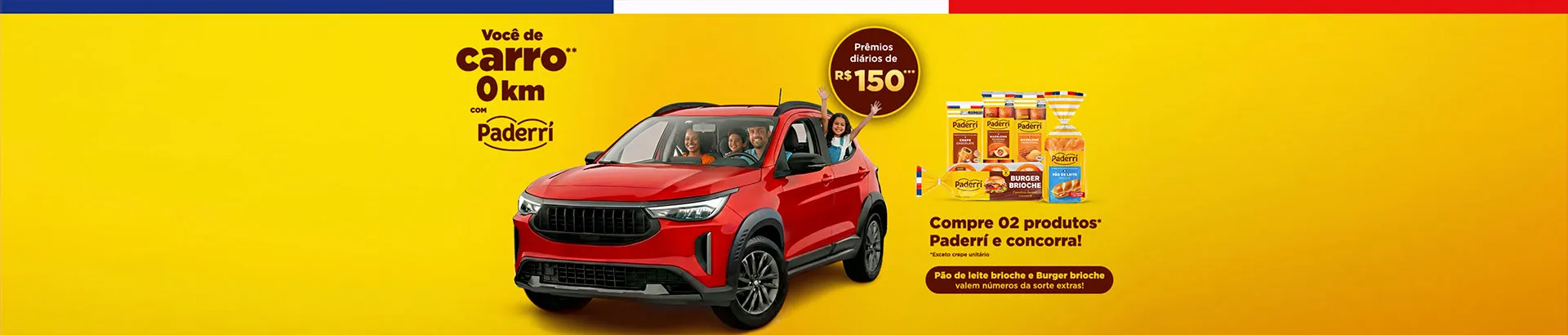 Promoção Você de Carro Zero com Paderri 2026