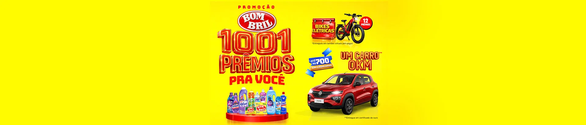 Promoção Bombril 1001 Prêmios Pra Você 2026