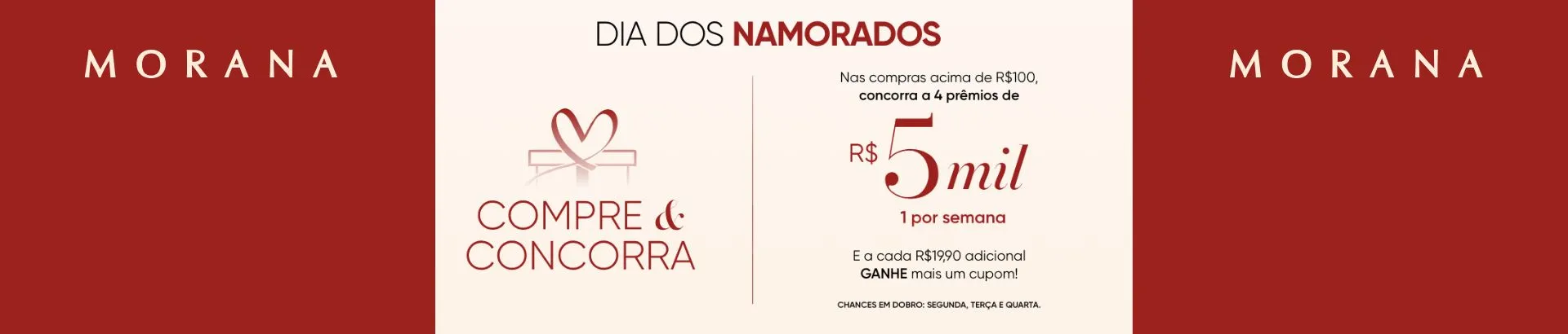 Promoção Dia dos Namorados Morana 2026