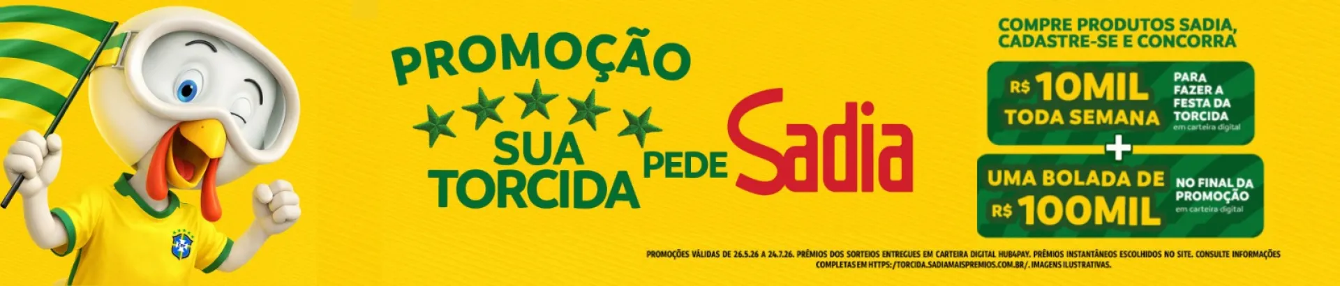Promoção Sua Torcida Pede Sadia 2026