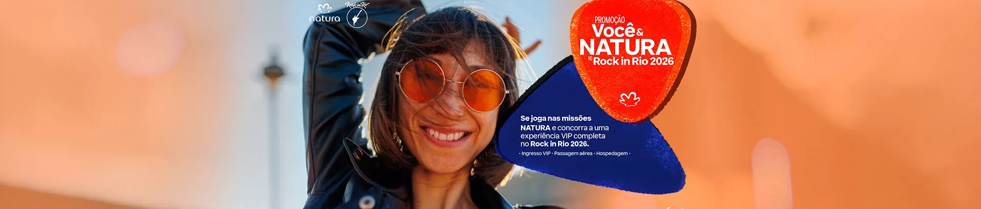 Promoção Natura Rock In Rio 2026