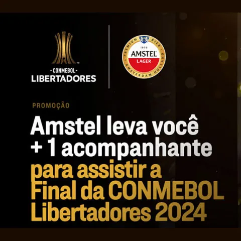 Promoção Amstel Madero 2024 Conmebol Libertadores