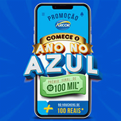 Promoção Arcor 2024 Comece o Ano no Azul