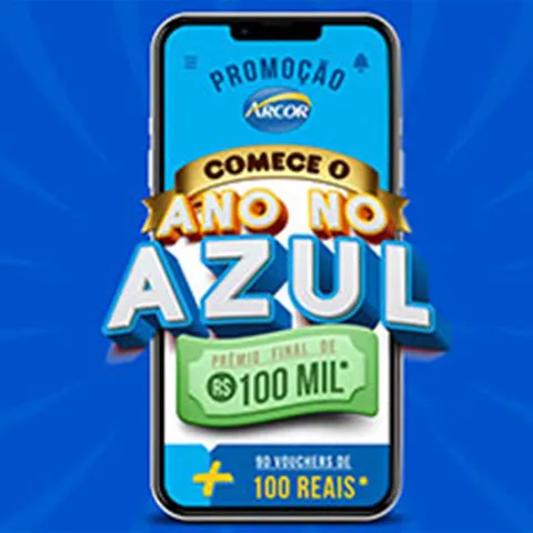 Promoção Arcor 2024 Comece o Ano no Azul