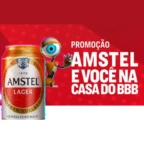 Promoção Amstel e você na Casa do BBB 2023