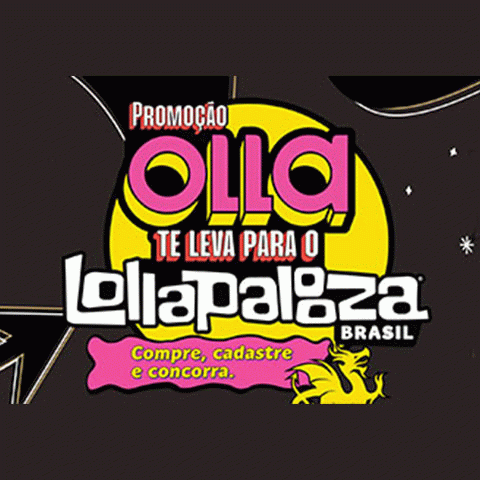 Promoção Olla Te Leva para o Lollapalooza 2023