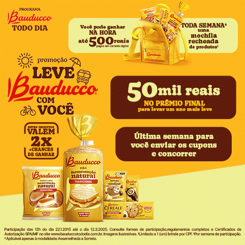 Promoção Leve Bauducco com Você 2025
