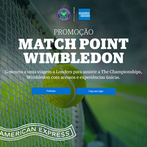 Promoção Amex Wimbledon 2025