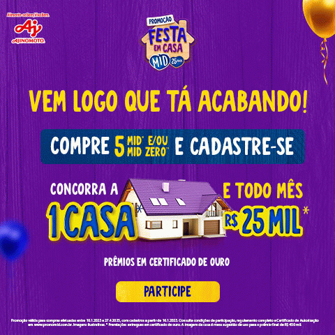 Promoção Festa em Casa MID 25 Anos