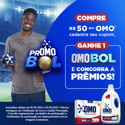 Promoção OMO Promobol 2025