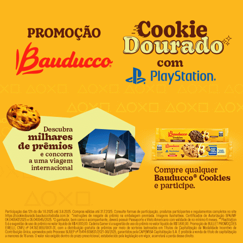 Promoção Cookie Dourado Bauducco 2025