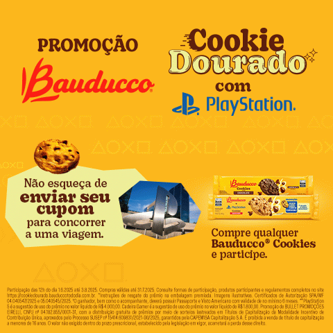 Promoção Bauducco Cookie Dourado 2025