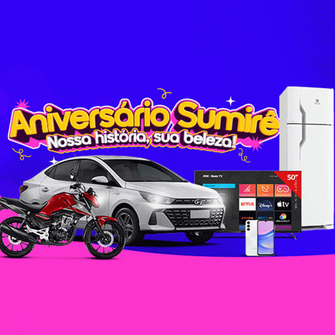 Promoção Aniversário Sumirê 2025