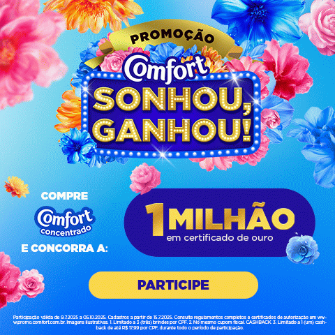 PROMOÇÃO COMFORT SONHOU, GANHOU