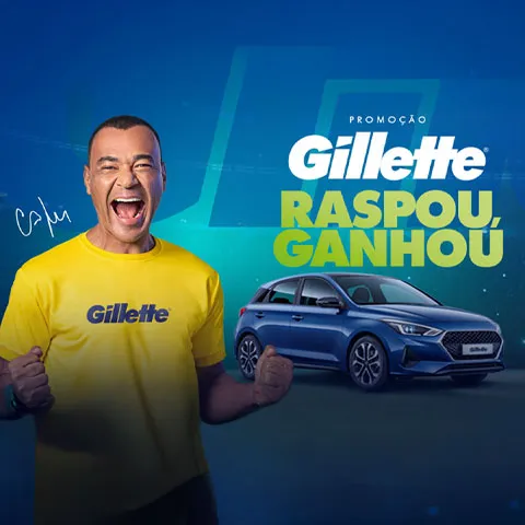 Promoção Gillette Raspou, Ganhou 2026