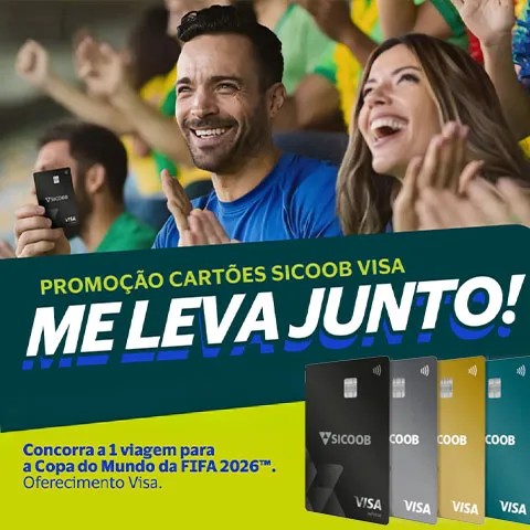 Promoção Visa Sicoob Me Leva 2026