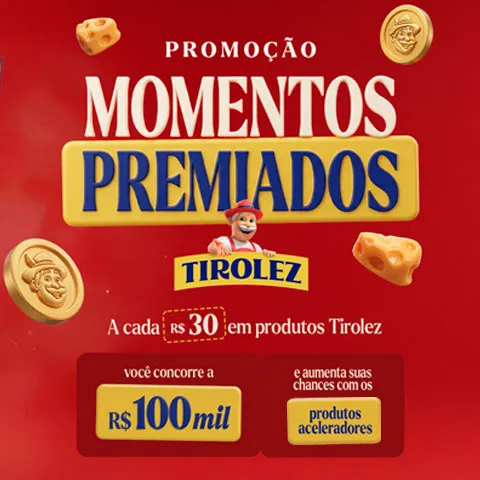 Promoção Momento Premiado Tirolez.