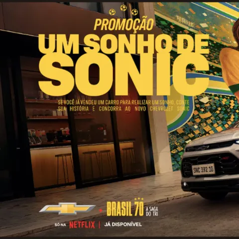 Promoção Um Sonho de Sonic Chevrolet 2026